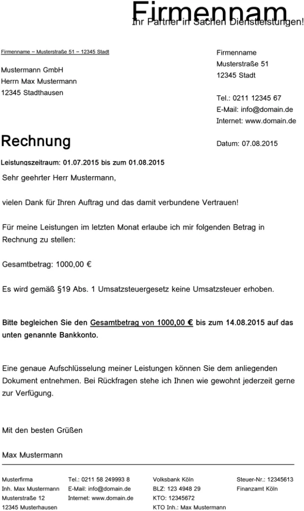 word-rechnungsvorlage-fuer-kleinunternehmer