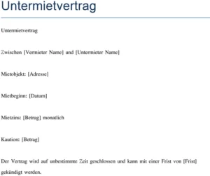 word-untermietvertrag-fuer-privatpersonen-und-vermieter