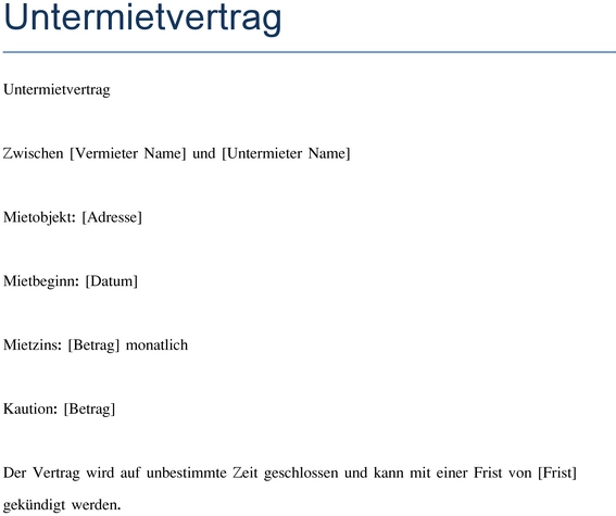 word-untermietvertrag-fuer-privatpersonen-und-vermieter