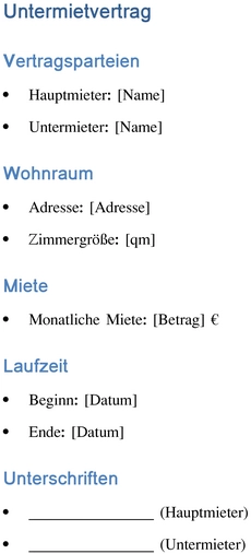 word-untermietvertrag-vorlage-fuer-privatpersonen