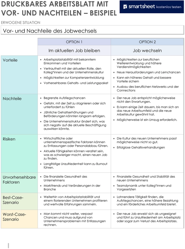 word-vorlage-analyse-vor-und-nachteile-eines-jobwechsels