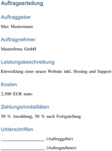 word-vorlage-auftragsvergabe-dienstleister-unternehmen