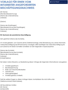 word-vorlage-beschaeftigungsnachweis-anfordern
