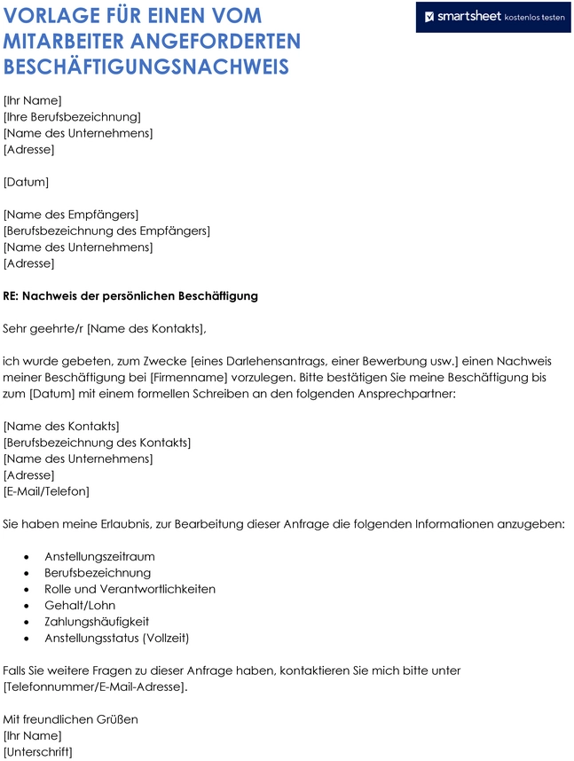 word-vorlage-beschaeftigungsnachweis-anfordern