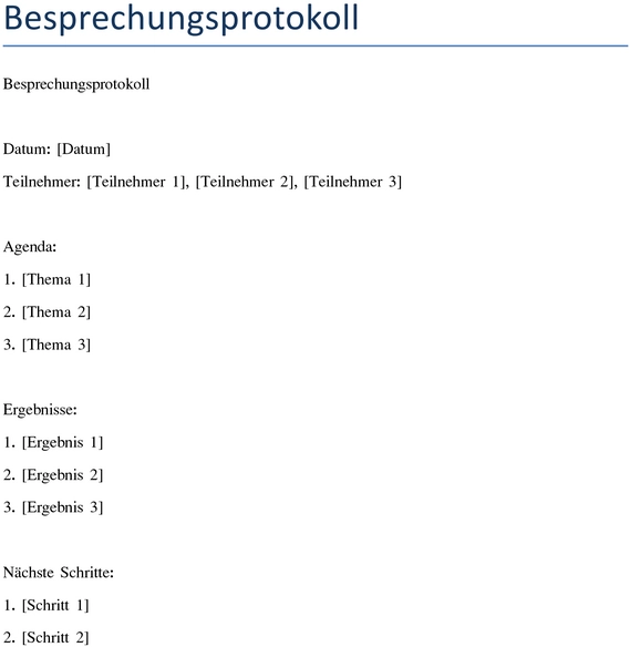 word-vorlage-besprechungsprotokoll-mit-agenda-und-ergebnissen