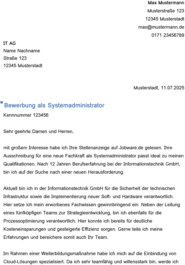 word-vorlage-bewerbung-als-systemadministrator