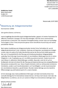 word-vorlage-bewerbung-anlagenmechaniker-berufserfahrung-qualifikationen