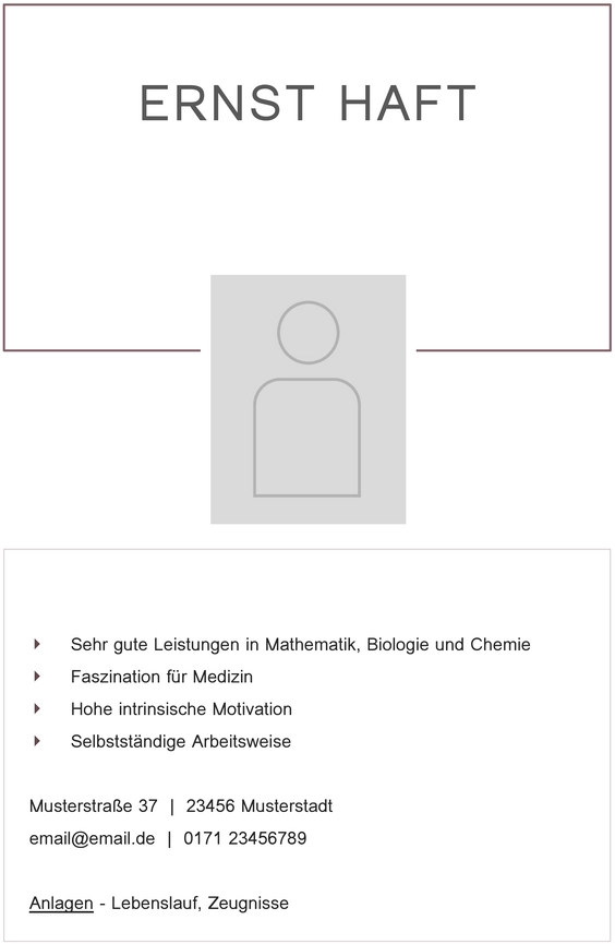word-vorlage-bewerbung-fuer-medizin-und-naturwissenschaften