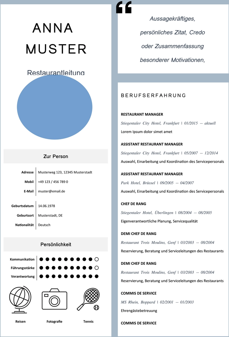 word-vorlage-bewerbung-gastronomie-lifestyle-berufserfahrung