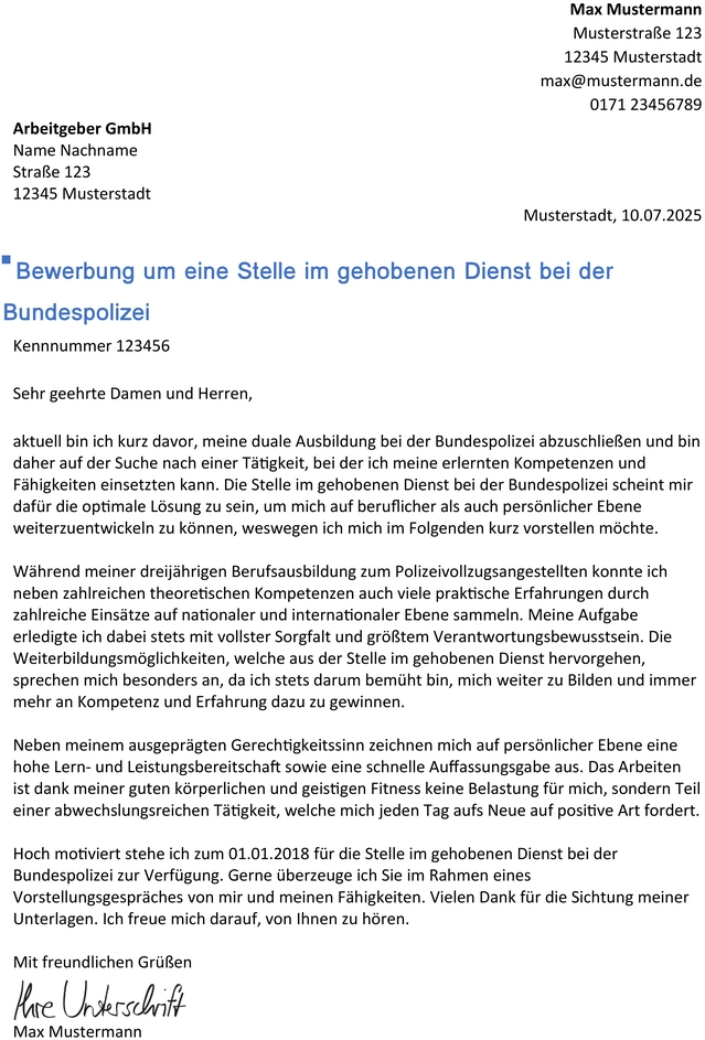 word-vorlage-bewerbung-gehobener-dienst-bundespolizei