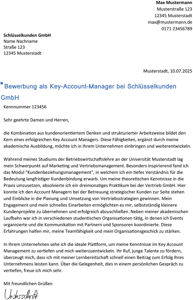 word-vorlage-bewerbung-key-account-manager