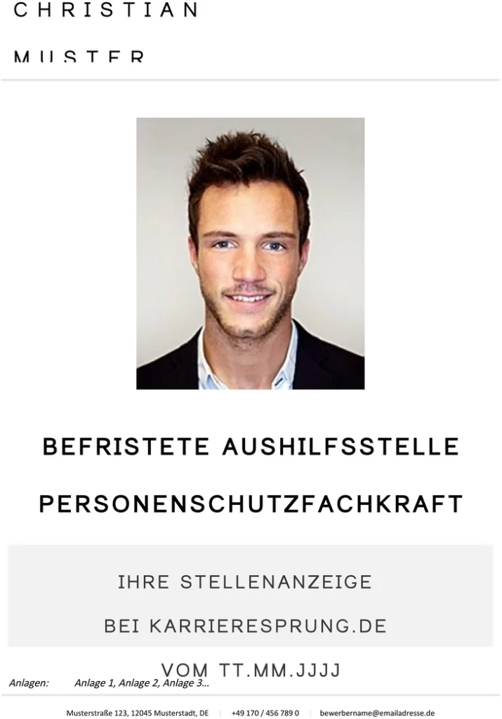 word-vorlage-bewerbung-personenschutzfachkraft
