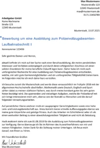 word-vorlage-bewerbung-polizeivollzugsbeamter-ausbildung