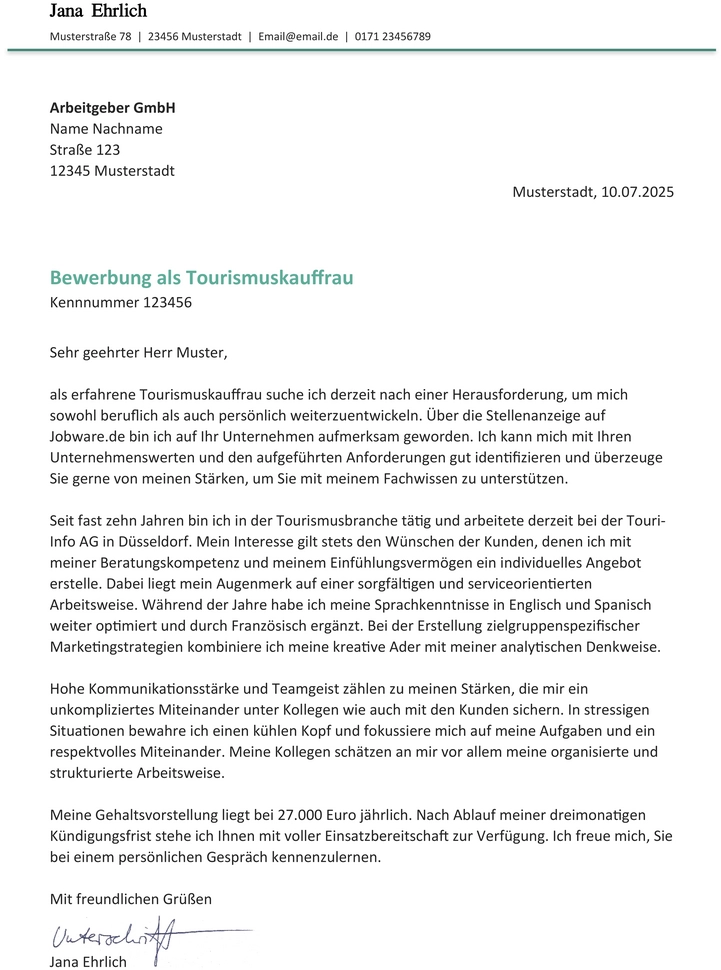 word-vorlage-bewerbung-tourismuskauffrau