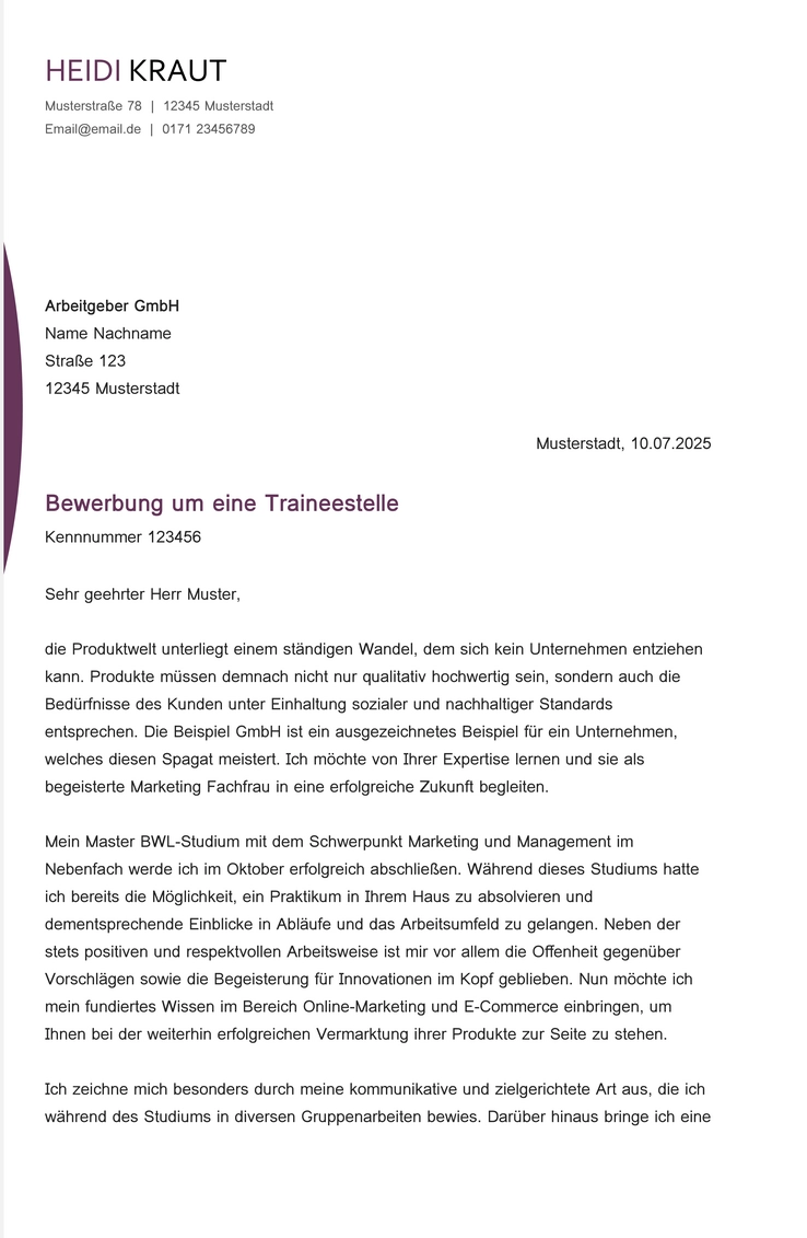 word-vorlage-bewerbung-um-eine-traineestelle
