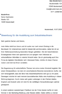 word-vorlage-bewerbungsschreiben-ausbildung-industriekaufmann