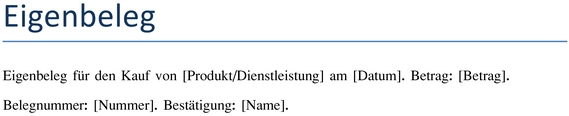 word-vorlage-eigenbeleg-fuer-finanzdokumentation-und-nachweis
