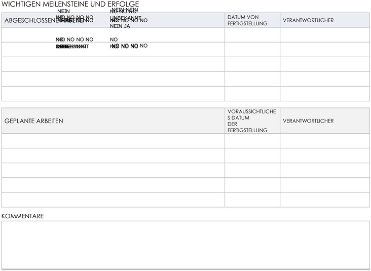 word-vorlage-executive-project-status-report