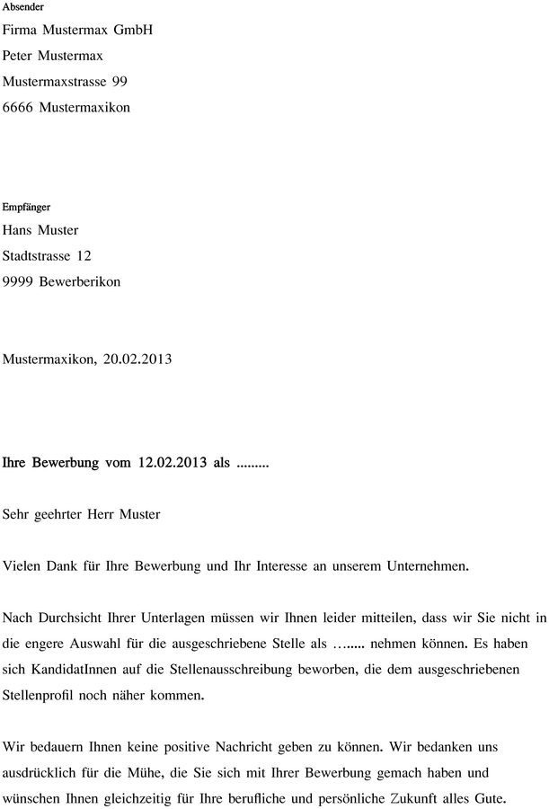 word-vorlage-fuer-absagen-von-bewerbungen
