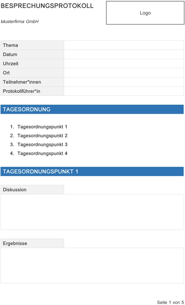word-vorlage-fuer-besprechungsprotokoll-zur-effektiven-dokumentation