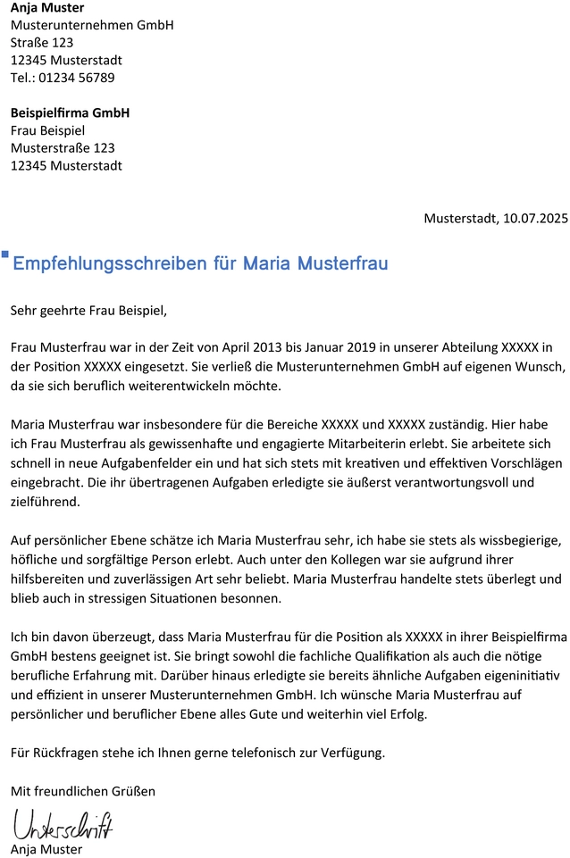 word-vorlage-fuer-ein-empfehlungsschreiben-im-business-kontext