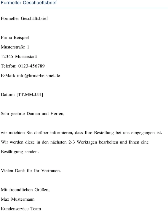 word-vorlage-fuer-einen-formellen-geschaeftsbrief