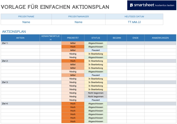 word-vorlage-fuer-einfachen-aktionsplan-im-projektmanagement