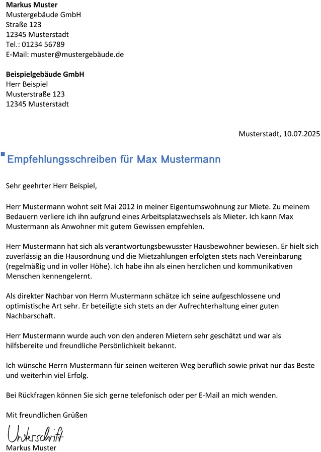 word-vorlage-fuer-empfehlungsschreiben-zur-mietanfrage