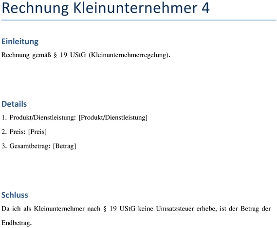 word-vorlage-fuer-kleinunternehmer-rechnung