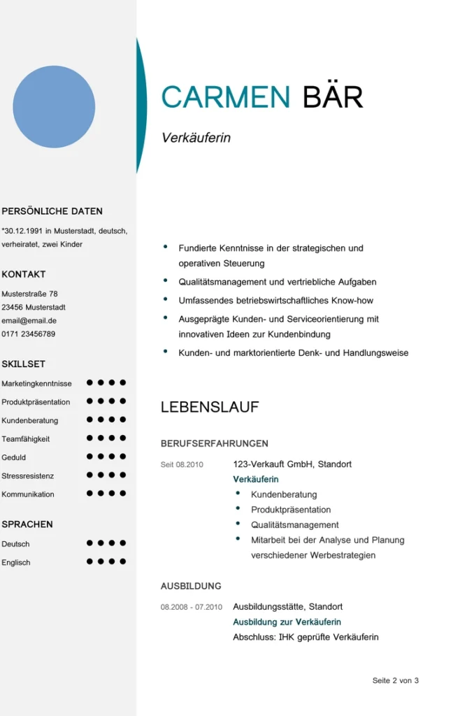 word-vorlage-fuer-lebenslauf-einer-verkaeuferin