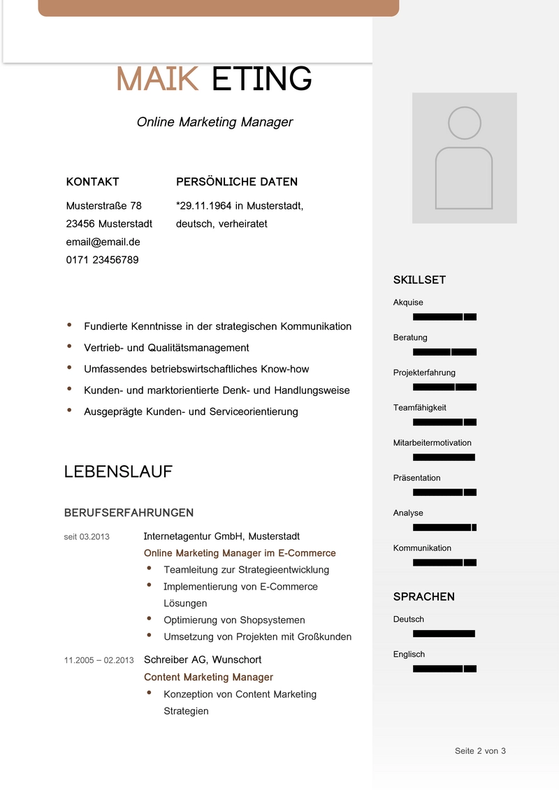 word-vorlage-fuer-lebenslauf-online-marketing-manager