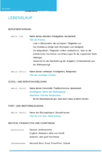 word-vorlage-fuer-lebenslauf-zur-bewerbung