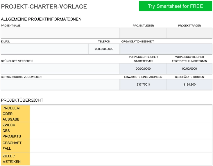 word-vorlage-fuer-projekt-charter-zur-optimalen-projektplanung