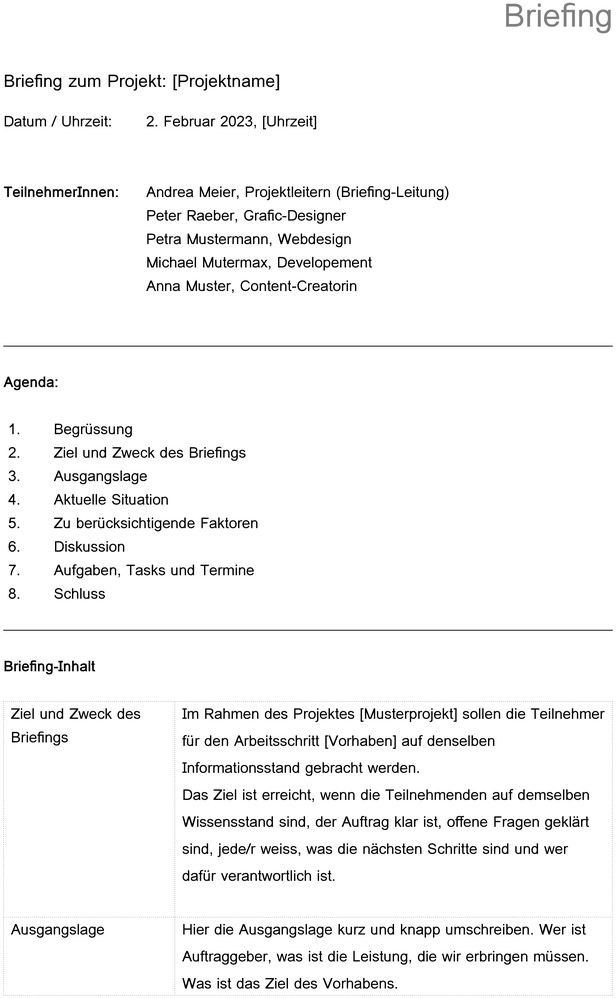 word-vorlage-fuer-projektbriefings-zur-optimalen-teamkommunikation