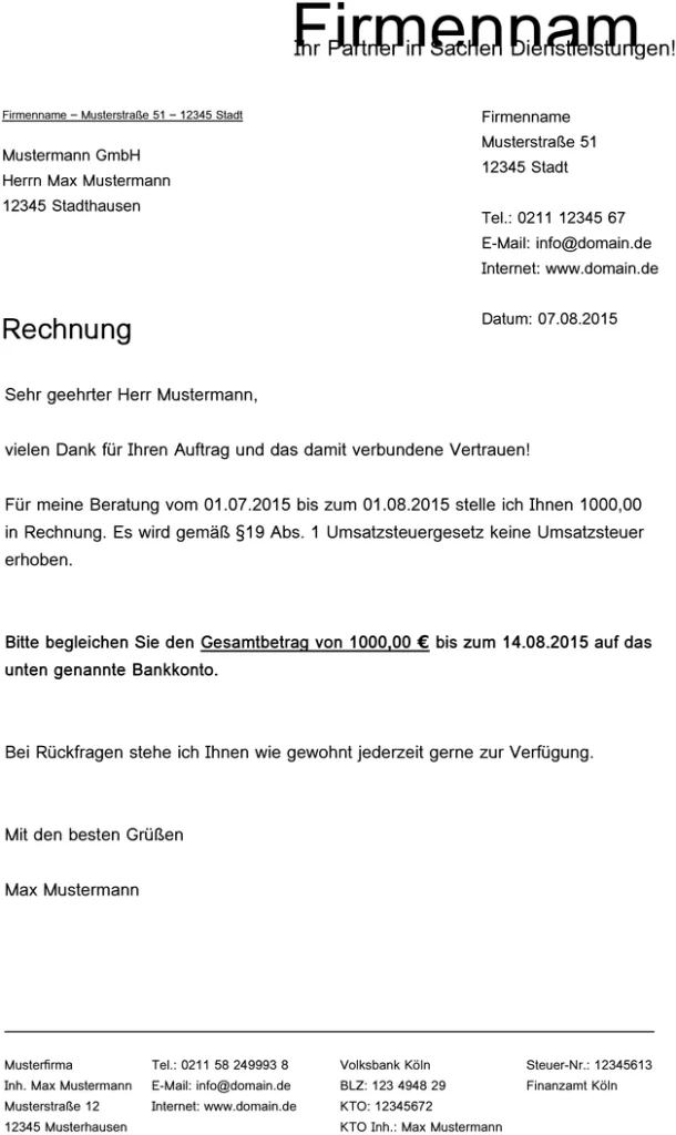 word-vorlage-fuer-rechnungen-nach-kleinunternehmerregelung