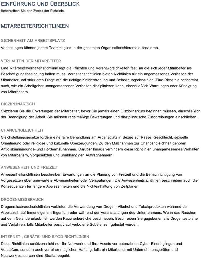 word-vorlage-fuer-richtlinien-in-kleinen-unternehmen