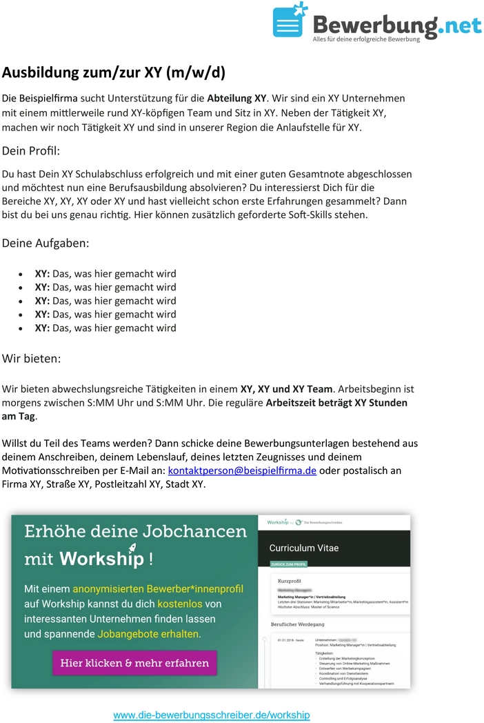 word-vorlage-fuer-stellenausschreibung-zur-ausbildung