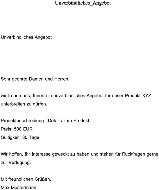 word-vorlage-fuer-unverbindliches-angebot