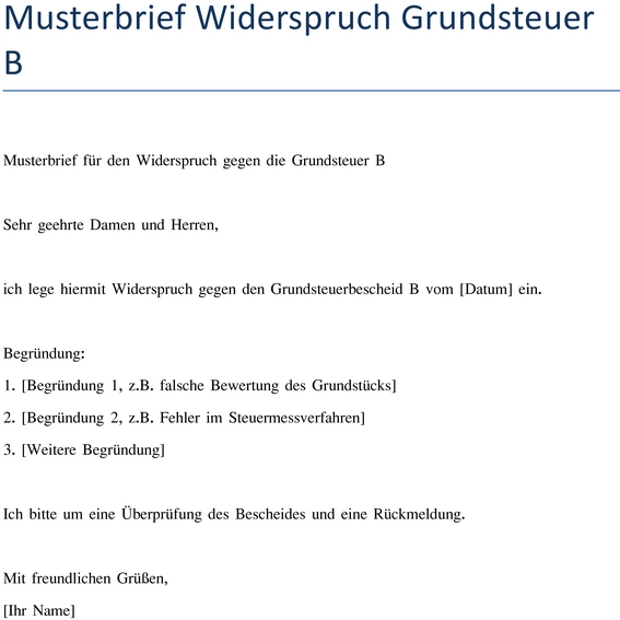 word-vorlage-fuer-widerspruch-gegen-grundsteuerbescheid