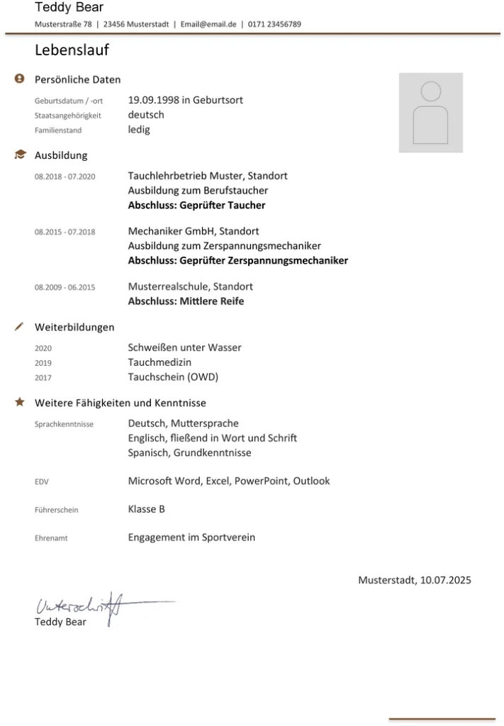 word-vorlage-lebenslauf-fuer-bewerbungen-und-dokumentationen