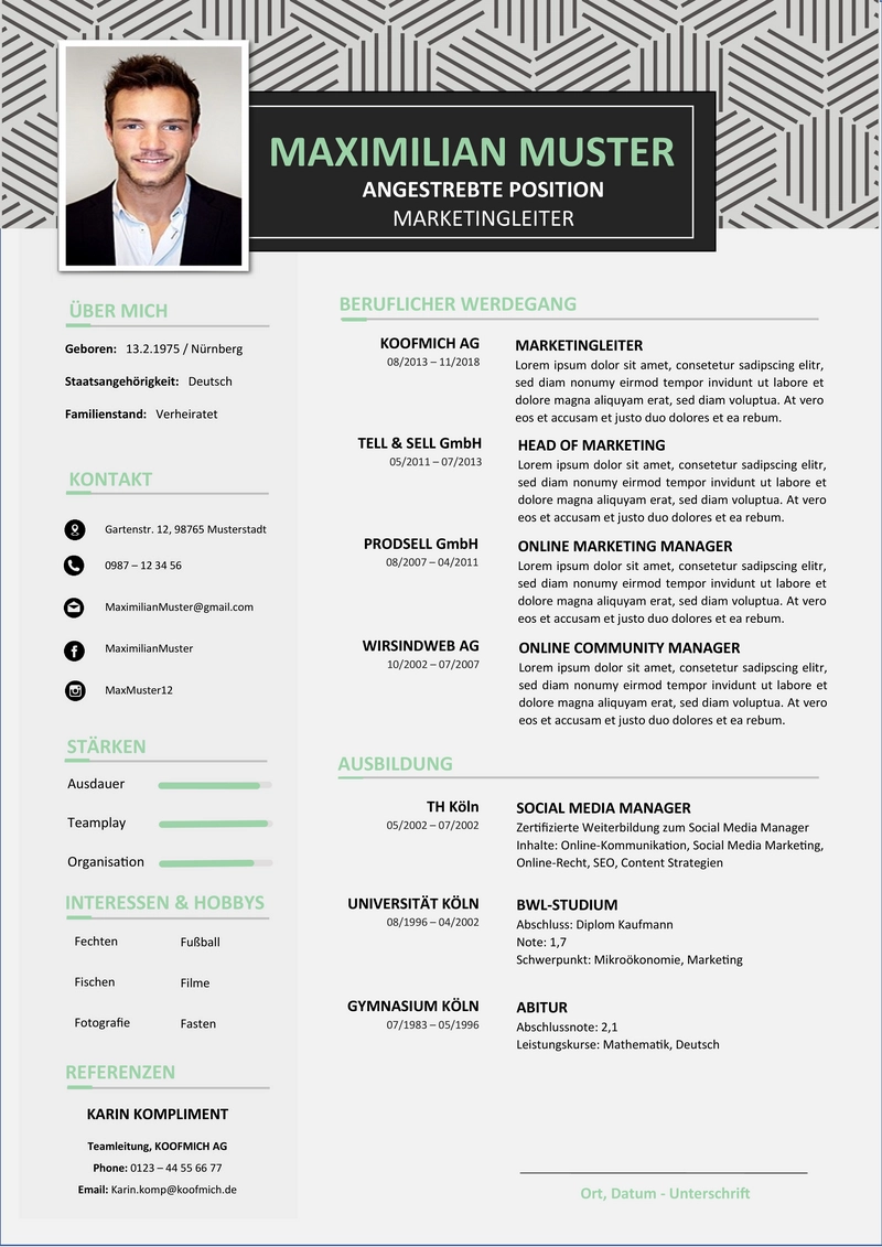 word-vorlage-lebenslauf-marketingbereich