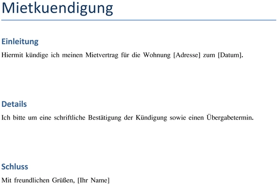 word-vorlage-mietkuendigung-fuer-wohnungen