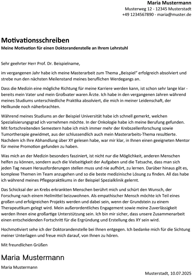 word-vorlage-motivationsschreiben-medizin-berufliche-zukunft
