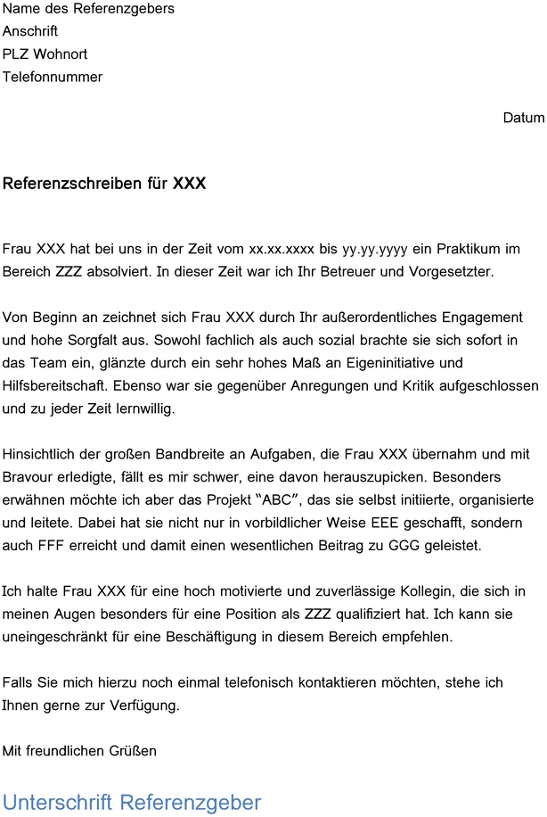 word-vorlage-referenzschreiben-praktikum