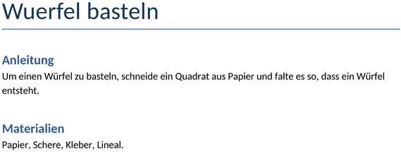 wuerfel-basteln