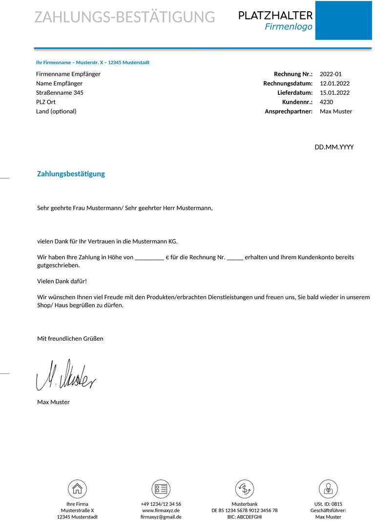 zahlungsbestaetigung-vorlage
