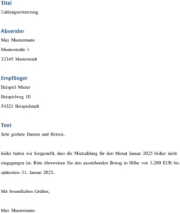 zahlungserinnerung-miete