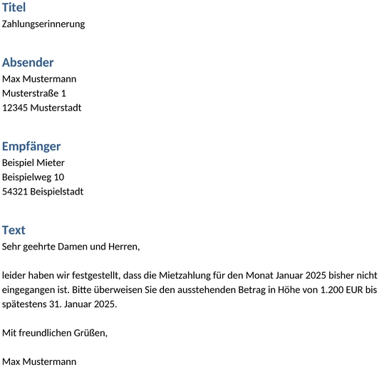 zahlungserinnerung-miete