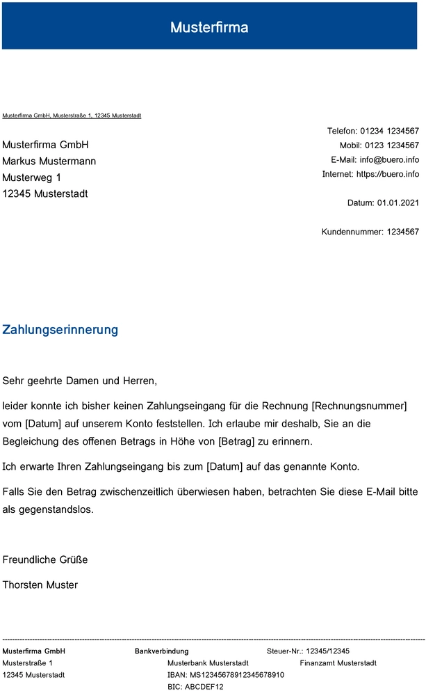 zahlungserinnerung-vorlage-fuer-finanzbuchhaltung