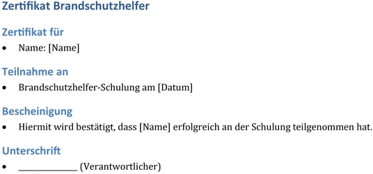 zertifikat-brandschutzhelfer-schulung-vorlage